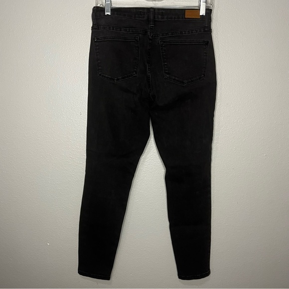 Judy Blue Black Denim Jeans 27 Stretch Taper Slim Ankle Pockets Casual - Picture 7 of 8
